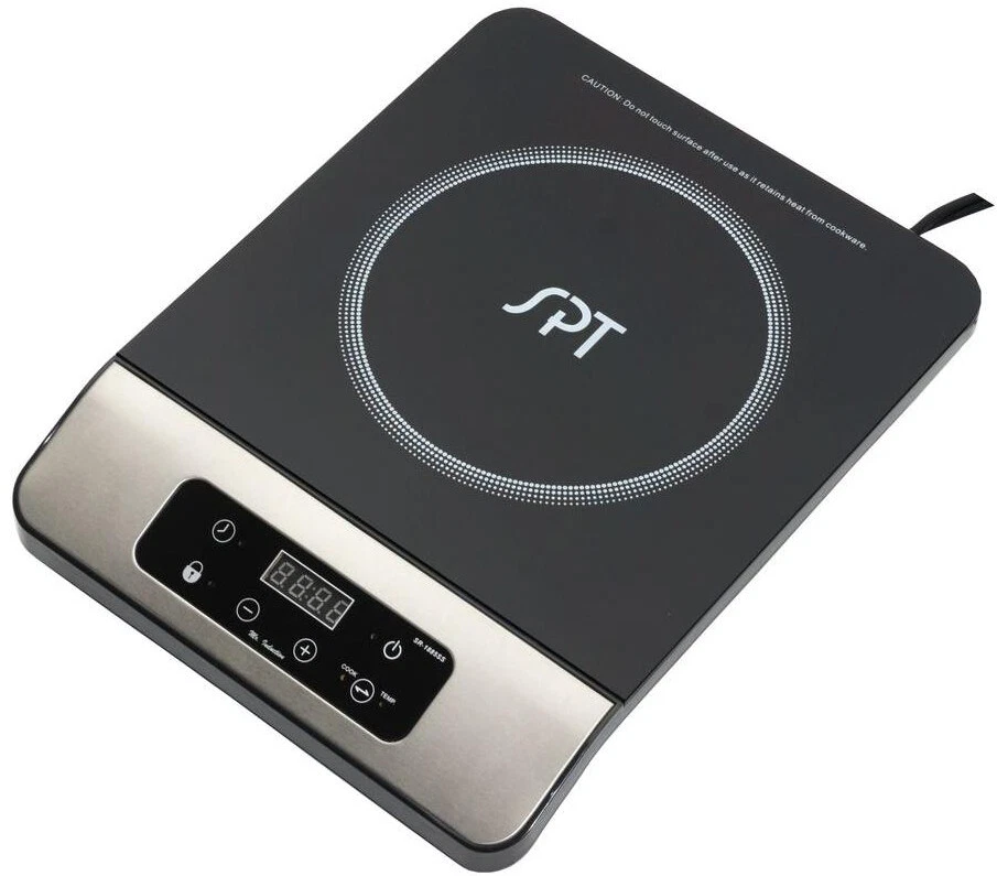 Induction Cooktop 1650 Watt Stainless Steel 11 in. Freestanding Control Lockout