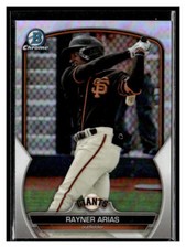 2023 Bowman Draft Chrome #BDC-13 Rayner Arias Refractor San Francisco Giants