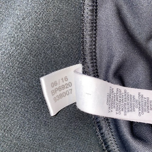 Adidas 1/4 Zip Hooded Pullover Sweater BP6920 Grey Women Small *Minor Hole* - Picture 14 of 14