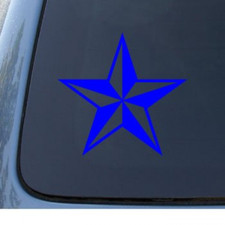 Nautical Star - Car Truck Notebook Vinyl Decal Sticker
