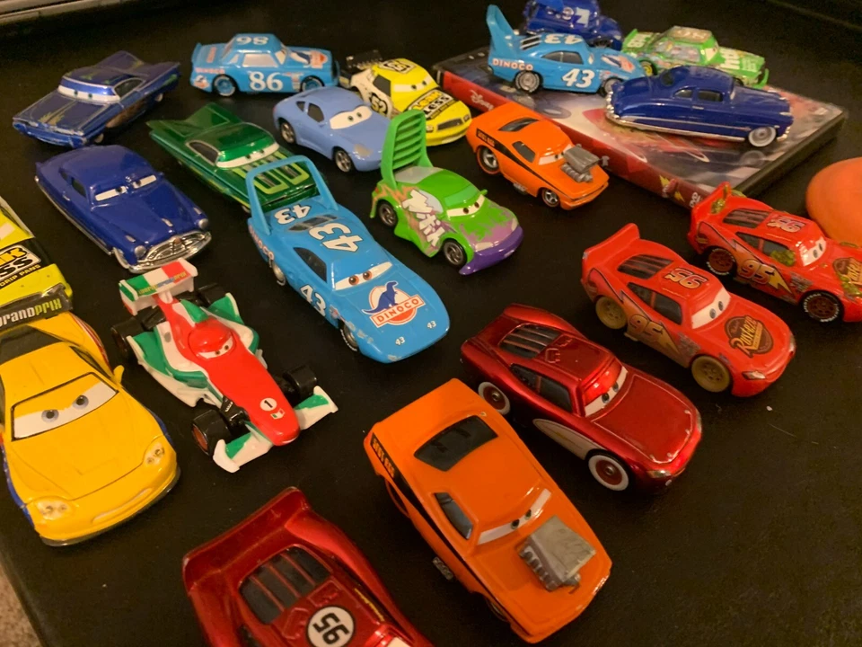 Disney Pixar CARS Collection - Lightning McQueen Doc Hudson Francesco Bernoulli - Image 2 of 4