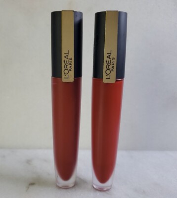 2-L'Oreal Paris Makeup Rouge Signature Matte Lip Stain, Armored 460.