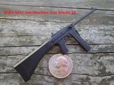 LD4   1/6 Homemade WWII MAS Sub-Machine Model 38 France 