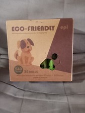 Dog Poop Waste Bags 540 Bags . 36 Roll Biodegradable. Eco Friendly.