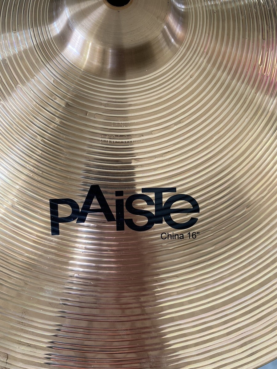 Paiste 802 Plus China 16” Cymbal Super Clean FREE SHIPPING!! | eBay