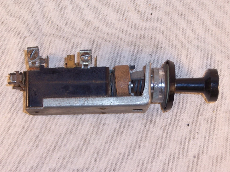 Interruptor de luz vintage Chevy Buick Olds Chrysler Cadillac Plymouth Ford Truck Foto 4 de 4