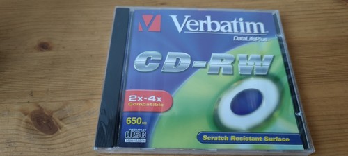 Boîte de 10 disques enregistrables Verbatim Data Life Plus CD-RW 74 min 650 Mo - 2-4x - Photo 4/7