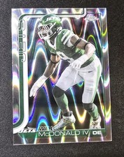 2025 Topps Chrome Will McDonald IV RayWave Parallel #241 New York Jets