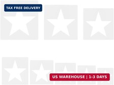 8 PCS Large Star Stencil, Star Stencils Different Sizes