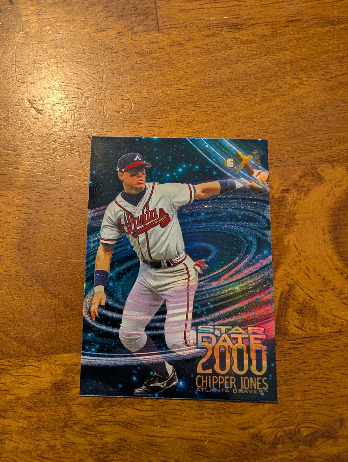 1997 SkyBox E-X2000 #5 Chipper Jones Star-Date-2000