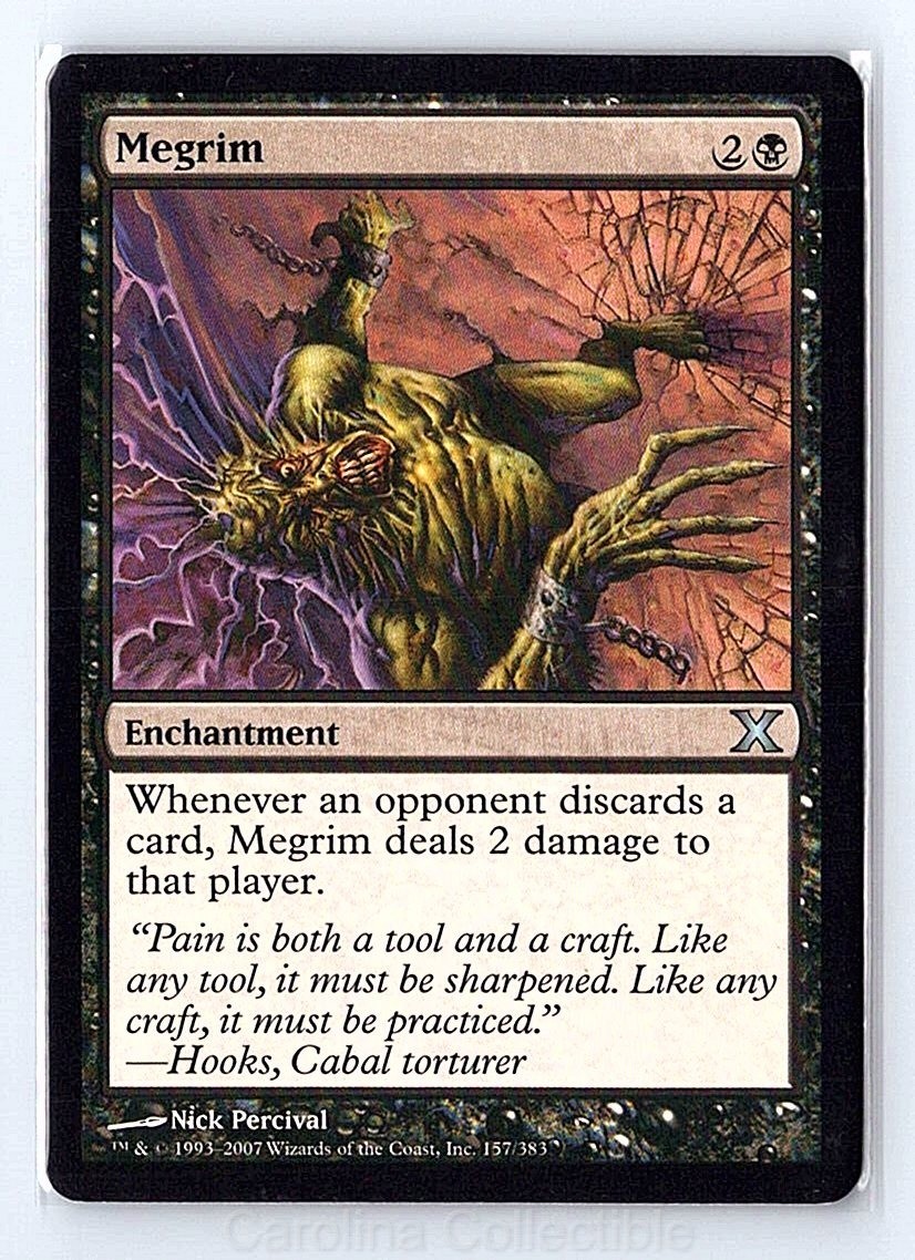 Megrim Near Mint - 10th Edition 157 Magic: The Gathering