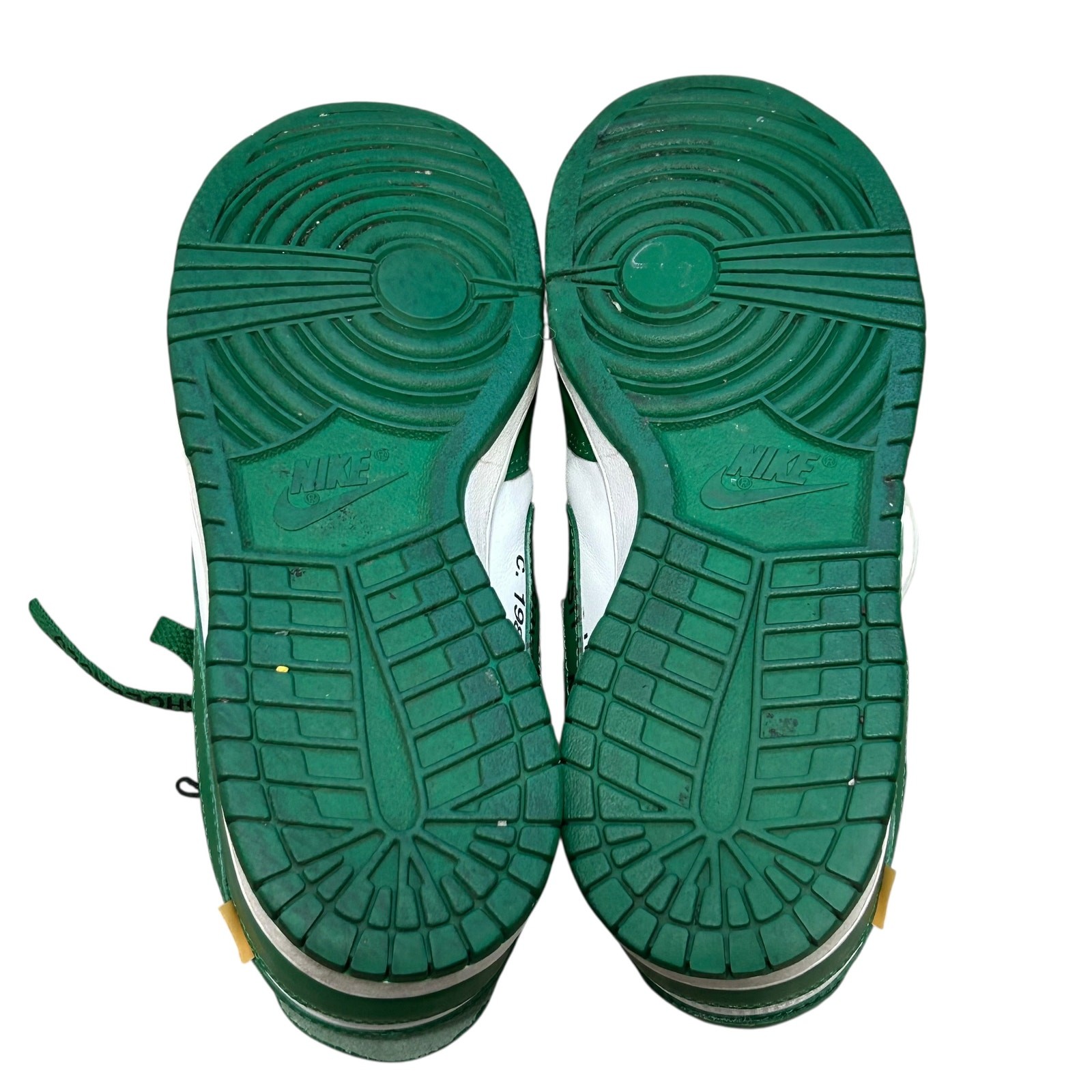 Nike Off-White Dunk Low Sneakers Men's Sz 6 Pine Green Streetwear Sporty Retro thumbnail 9