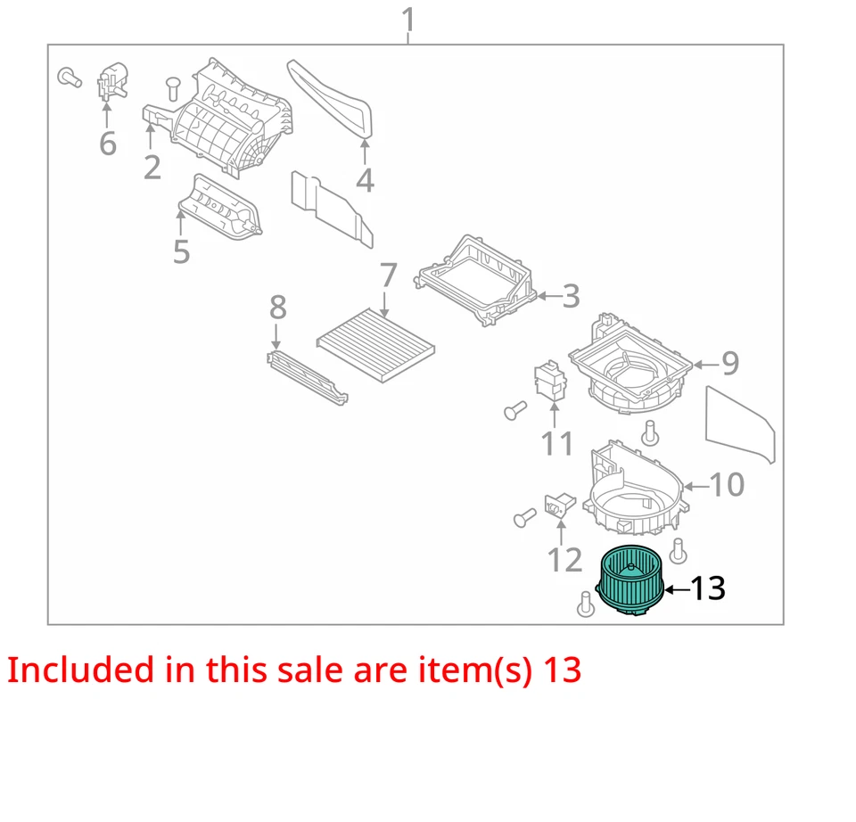 Motor soplador KIA FORTE 14 15 16 17 18 Foto 3 de 4