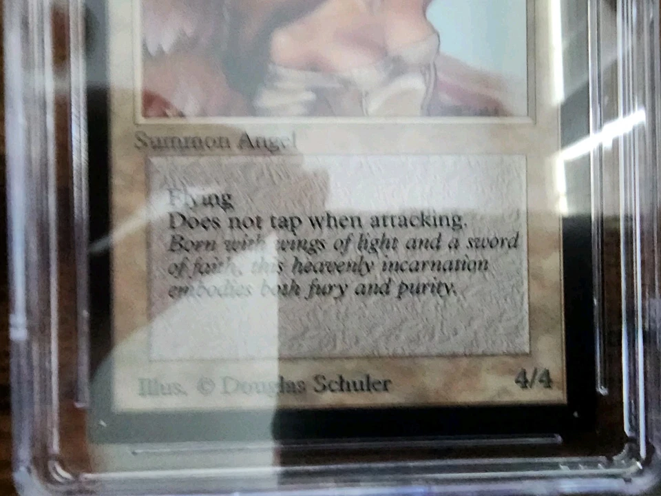 MTG ⭐Serra Angel ⭐Beta Collector's Edition ⭐MINT CGC 9.0 ⭐2X 9.5 subs 1994 Magic - Image 4 of 4