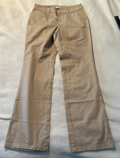 DOCKERS 10 LONG DRESS PANTS BEIGE TAN BROWN IDEAL FIT METRO PANT