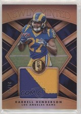 2019 Gold Standard Newly Minted Memorabilia Prime /49 Darrell Henderson vn6