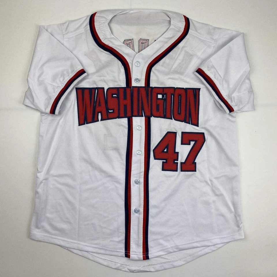 Autographed/Signed HOWIE KENDRICK Washington White Baseball Jersey JSA COA Auto - Image 4 of 4