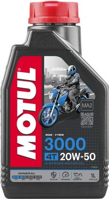 Motul 3000 4T 20W-50 4-Stroke Engine Oil 1L
