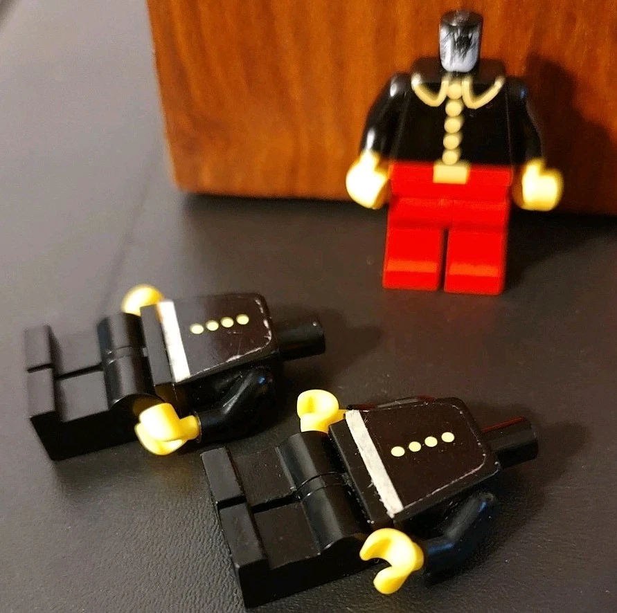 Lote de 3x PEGATINAS TORSO Piernas Bombero Minifigura LEGO De Colección Foto 2 de 4