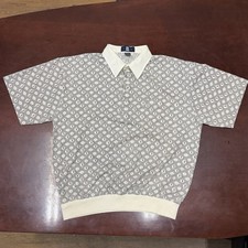 Vintage Men  s Oak Creek Golf Polo W/ Banded Waist Size L