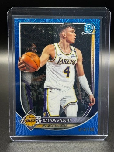 2025 Bowman Mega Box Basketball Blue Mojo Refractor Dalton Knecht #BCV-194