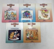 The World Of Teddy Ruxpin Books Lot 5 Vintage 1985 Worlds Of Wonder - Only Books