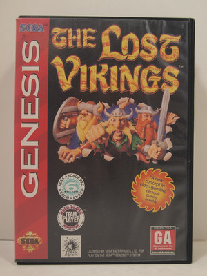 The Lost Vikings Case (SEGA Genesis) Authentic BOX ONLY