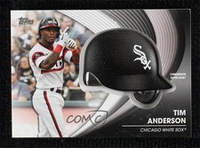 2022 Update Commemorative Batting Helmet Manufactured Relics Tim Anderson 1z6