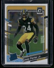 2023 Donruss Optic Joey Porter Jr #287 Steelers Rated Rookie RC