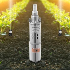 1.2m³/h Deep Well Submersible Bore Hole Farm Ranch Pump Solar Water Pump 180W