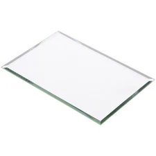 Plymor 4" x 6" Rectangle, 3mm Thick Beveled Glass Mirror