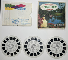 View-Master Sawyer A961 Beautiful Cypress Gardens Florida Vintage 3 Reel Packet