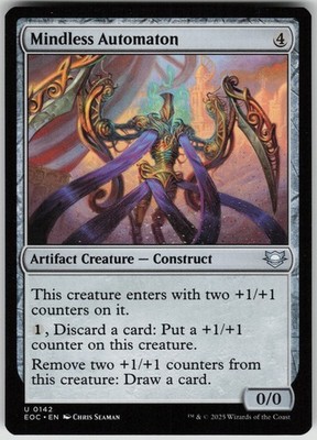 Mindless Automaton Commander: Edge of Eternities 0142 Uncommon NM MTG