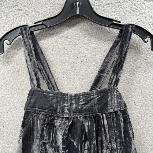 NWT Natural Life Velvet Velour Jumpsuit Dark Gray Wide Leg Bohemian Size XS - Picture 9 of 14