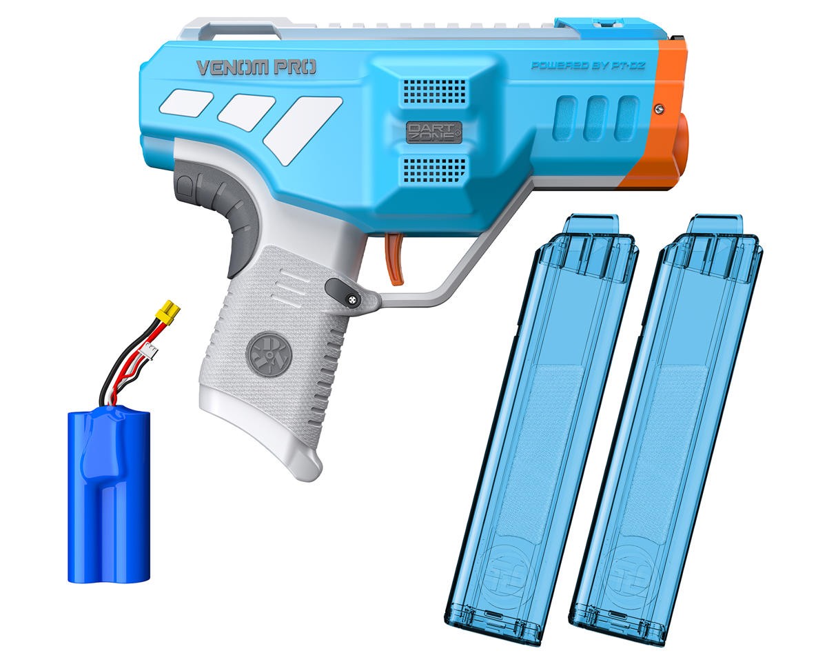 Dart Zone Max Nitroshot+™ Venom Pro™ UV Blaster Set Blue [DZN6607