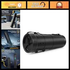 Expandable Waterproof Art & Document Tube with Strap, Telescoping Storage Case,