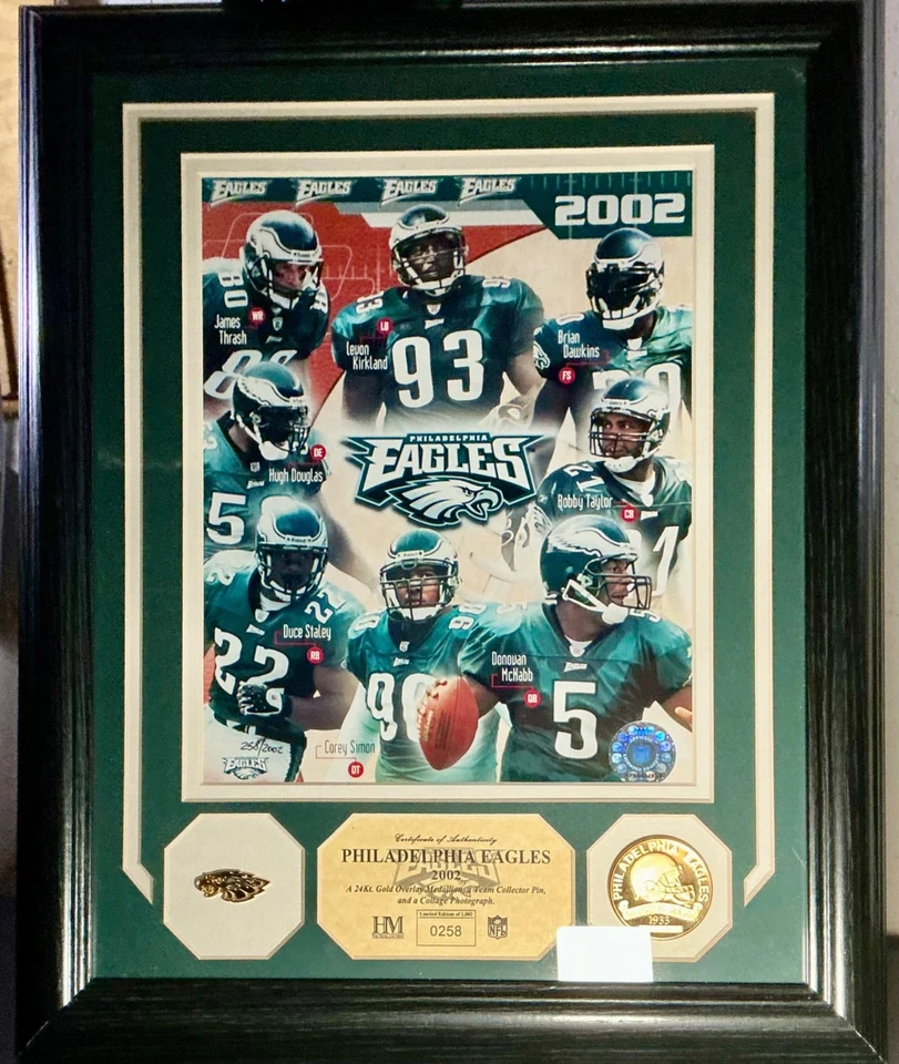 Табличка команды Philadelphia Eagles 2002 Philadelphia Eagles 2002 табличка команды - Изображение 3 из 3