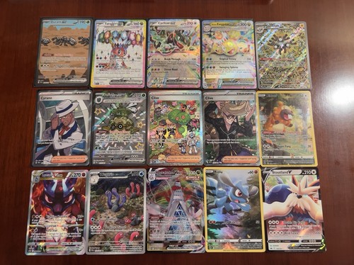 Pokémon TCG 15 Card lot - Paldean Fates - Surging Sparks - Special Illustrations