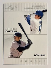SHOHEI OHTANI / ICHIRO SPECIAL RELEASE DOUBLE EDITION 2023 BASEBALL CARD