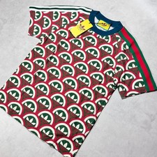 adidas x Gucci Printed T shirt L Green Red M size New