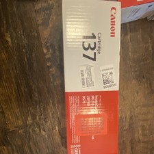 Canon 137 Genuine Black Laser Toner Cartridge for imageCLASS MF210/220/230/240