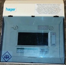 Hager Plastic Consumer Unit Fuseboard 