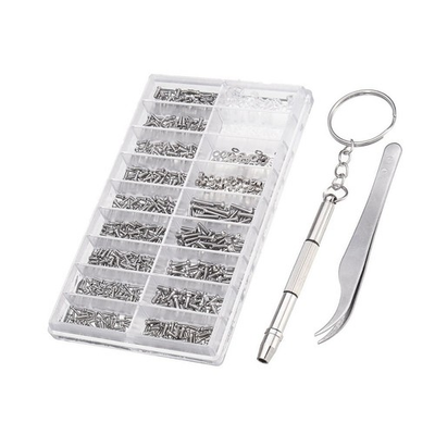 #ad 1000 Pcs Optical Repair Screws for Spectacle Arms Eyeglass Nuts and $19.45