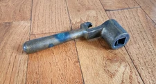 ANTIQUE BRASS BRAKE HANDLE LEVER RAILROAD TROLLEY STREETCAR 