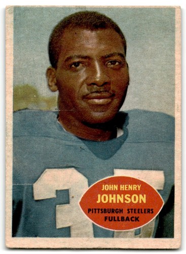 1960 Topps John Henry Johnson Pittsburgh Steelers #94 in VG to EX Condition - Picture 1 of 2