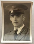 Vtg 1940s WWII Military Portrait Photo of Bob Adams US Army Uniform