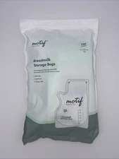 Motif Medical Breast Milk Storage Bags 8oz Single Use Bags 100 count BPA-Free