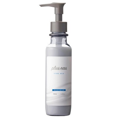 plus eau Hydro Milk Fragrance-Free Hair Milk Treatment Serum 150ml Pump Bottle