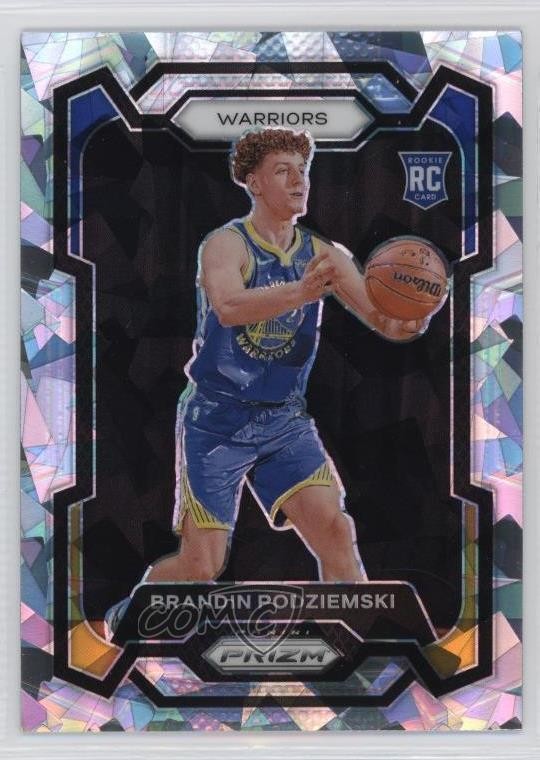2023-24 Panini Prizm Ice Prizm Brandin Podziemski #147 17yz