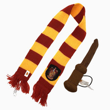 Build A Bear Harry Potter Gryffindor House Scarf Wizarding Wand Sound Light Set